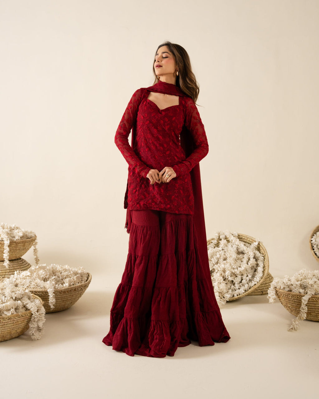 Mehroon Gharara